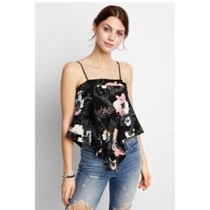 Free People | Get Your Love Tropical Floral Top